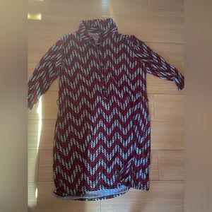 Tacera Black and red dress